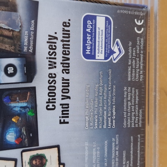 Kosmos Adventure Games The Dungeon sealed new in box 1-4 player family game - Picture 5 of 6